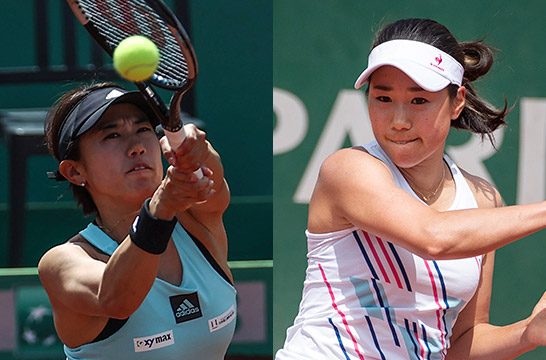 加藤未唯、日比野菜緒（左から）