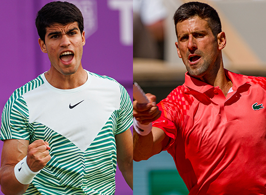 カルロス・アルカラス、ノヴァーク・ジョコビッチ