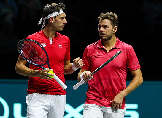 ヒュースラー、ワウリンカ