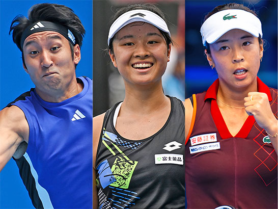 （左から）内山靖崇、齋藤咲良、本玉真唯