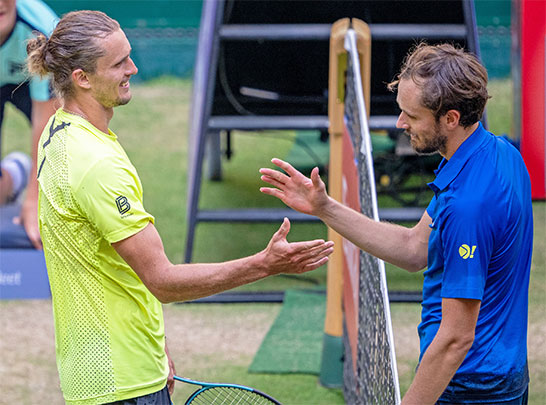 ズベレフ、メドベージェフ