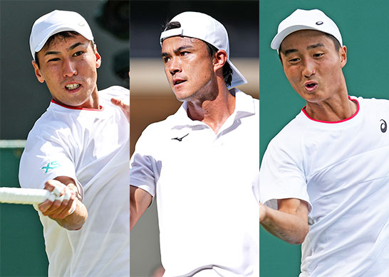 （左から）綿貫陽介、ダニエル太郎、望月慎太郎