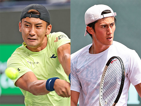 （左から）島袋将、トゥロター・ジェームズ