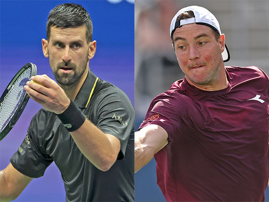 （左から）ョコビッチ、シュトルフ