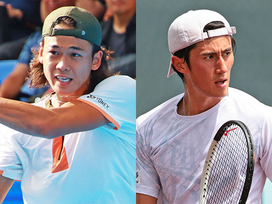 （左から）坂本怜、トゥロター・ジェームズ