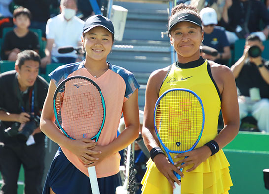 園部八奏、大坂なおみ