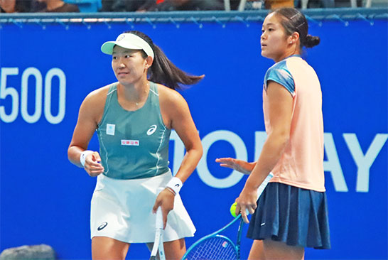 内島萌夏、園部八奏