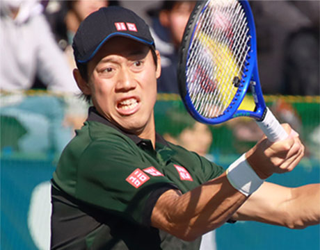 錦織圭 ジュニアを指導 (C)