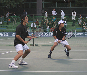 左:添田豪 右:本村剛一